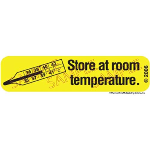 Store at Room Temperature  1 000 Labels