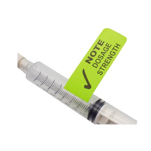 Flag Warning Labels - Check Note Dosage Strength  1000 EA