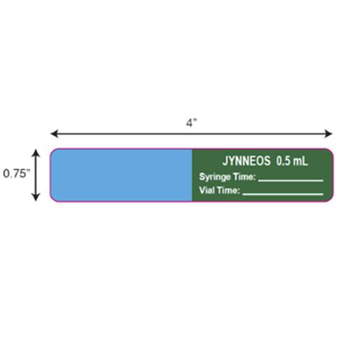 Flag Warning Labels - JYNNEOS 0.5 mL Monkeypox Vaccine  1000