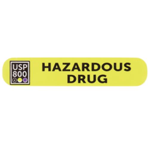 USP  800  Hazardous Drug Warning Label  5 16  x 1-9 16   100