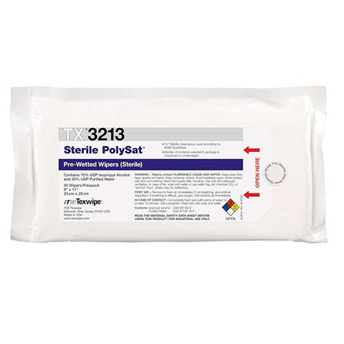 Sterile PolySat 9  x 11   23 cm x 28 cm  Pre-Wetted Polyprop