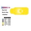 SecurSeal® 10 mm Baxter Bag, 1000/roll, Yellow