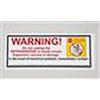 Warning Do Not Unplug Refrigerator Label, 4