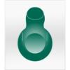 SecurSeal® 28 mm Bottle Tops, 1000/roll, Green