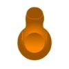 SecurSeal® 28 mm Bottle Tops, 1000/roll, Orange