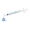 Baxter Clear Oral Syringe 0.5 mL Pharmacy Pack Non Luer Tip