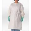 Cleanroom Chemo Gown, PE Coated, 60gm/m2, White