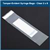 Tamper-Evident Syringe Bags, Clear, 2 x 8, 1,000 bags/CS