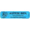 Auxiliary Label - Agitese Bien Mantengase En Refrigerador (1
