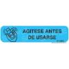 Auxiliary Label - Agitese Antes De Usarse (1,000 Labels)