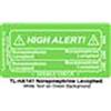 Line Tracing Label - Norepinephrine Levophed White Text on G