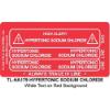 Line Tracing Label - HYPERTONIC SODIUM CHLORIDE - 1000/EA