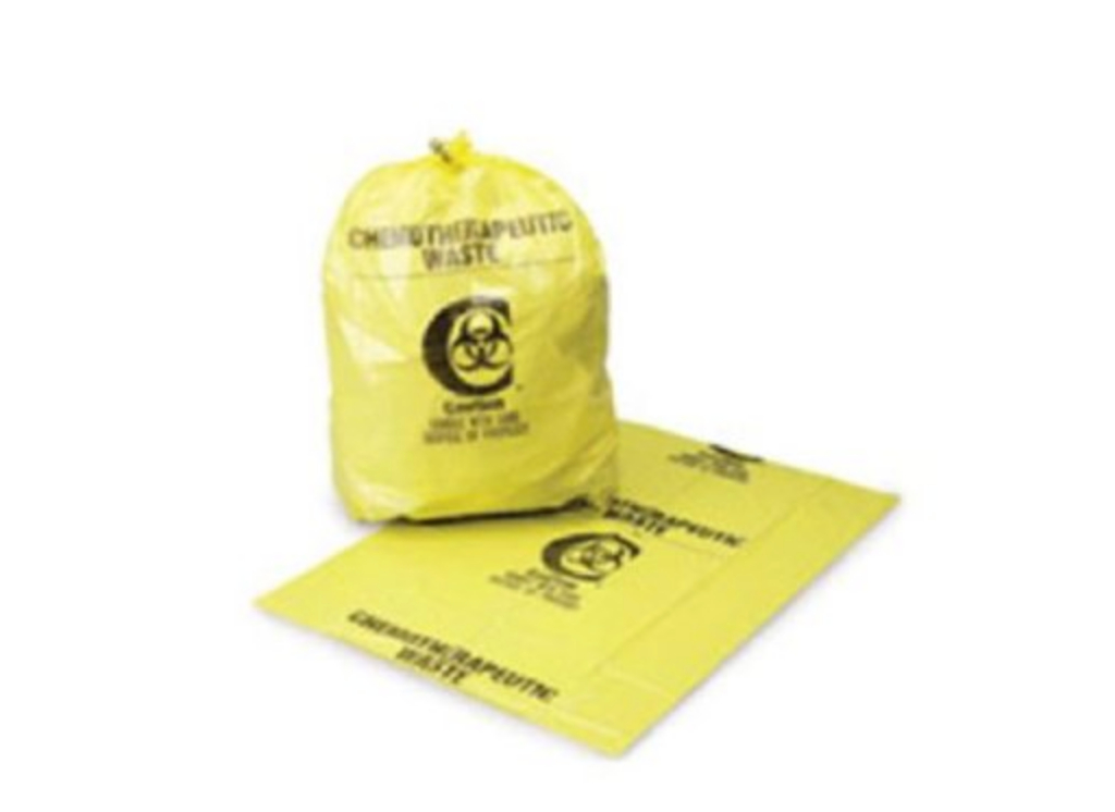 Chemo Waste Bag  30 - 33 gal. Yellow 31 X 41 Inch, 100/case