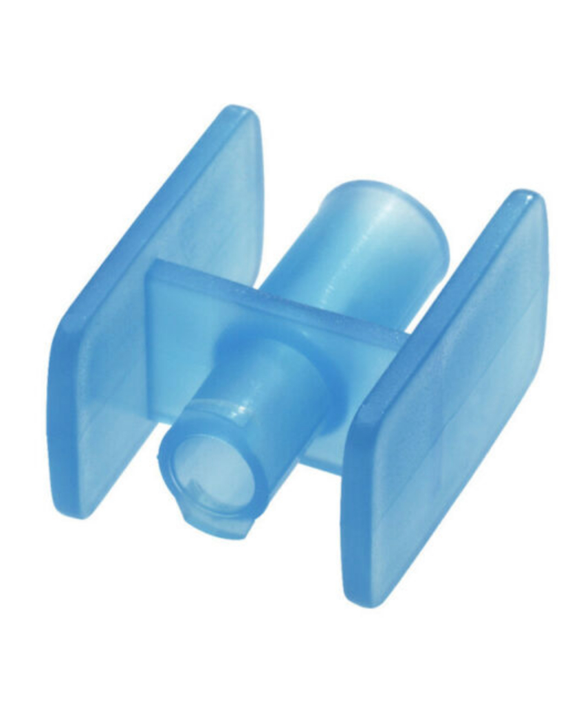 Rapidfill Connector Blue, Polypropylene, Luer Lock to Luer Slip 50/case