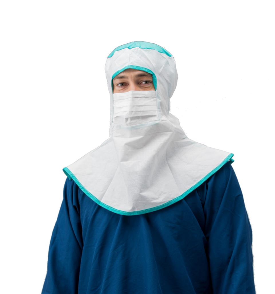 HOODS: Open Face, Individually Packaged, White. Size Large/XL 100/CS