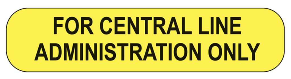 For Central Administration Only Labels, 1-5/8"Wx3/8"H, 1000/EA