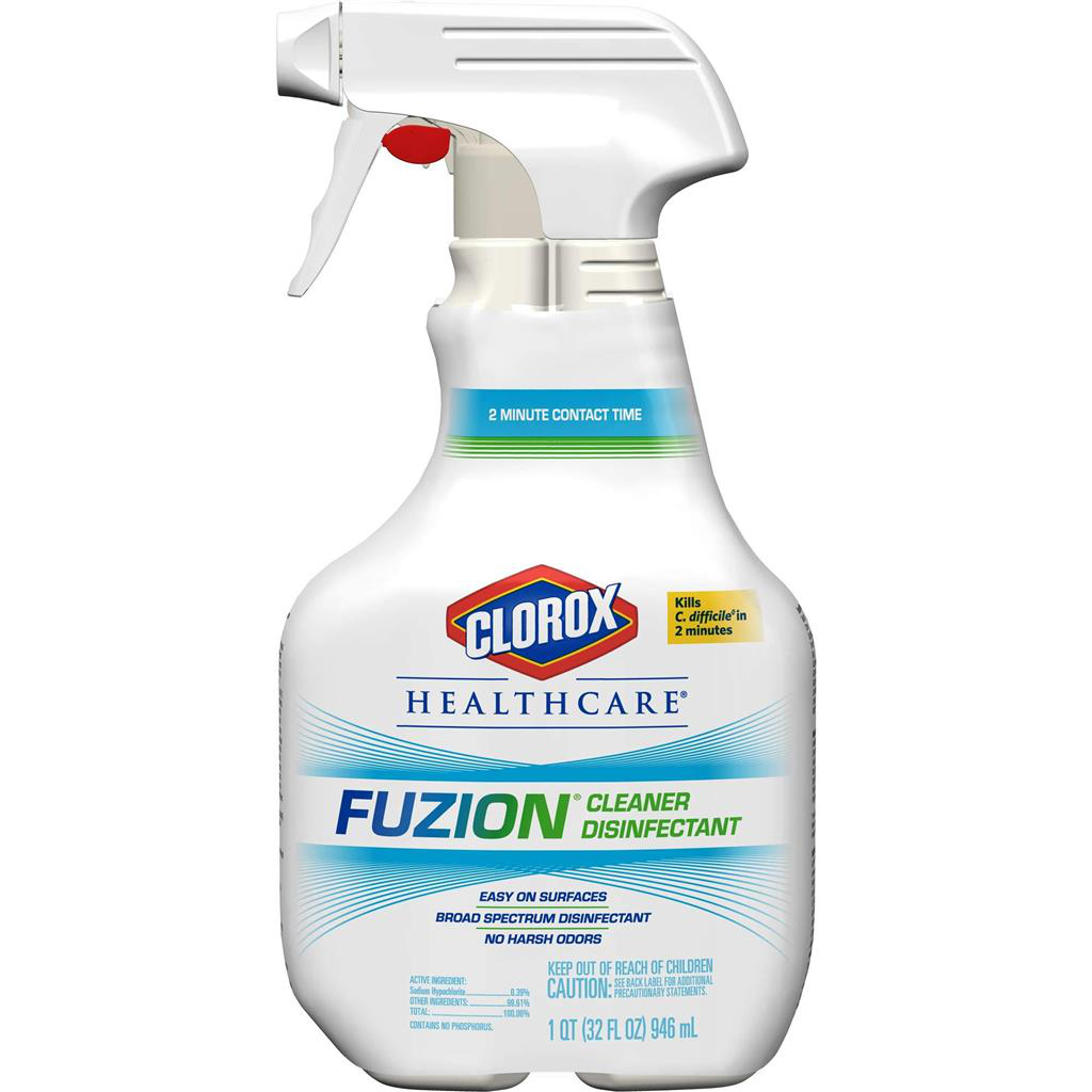 Clorox Fuzion Surface Disinfectant Cleaner 32oz, 9/CS