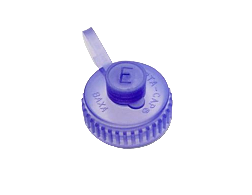 Adapta-Cap Bottle Size E 28mm Short Neck Blue 100/box