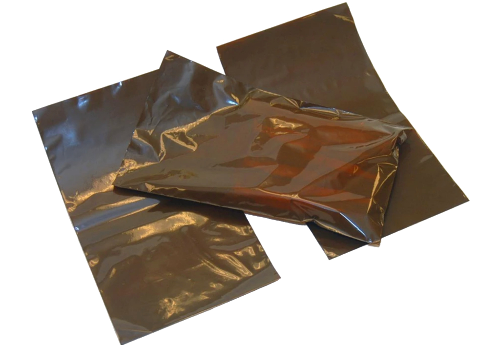 Amber Open End Regular UVLI-Bags for Syringes 2.5" x 8.5" 1000/case
