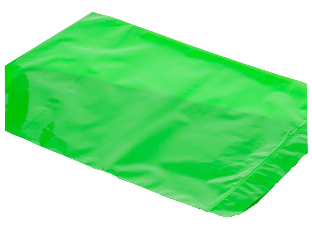Slit-Top UVLI-Bags Green for 1/2-Liter (500ml) IV Bags - 6" x 10" 1000/case