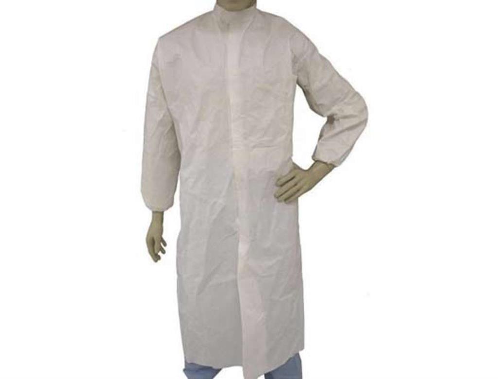 FROCK, MP COATED, EW, MC, NO PKT, WHITE, 2XLG