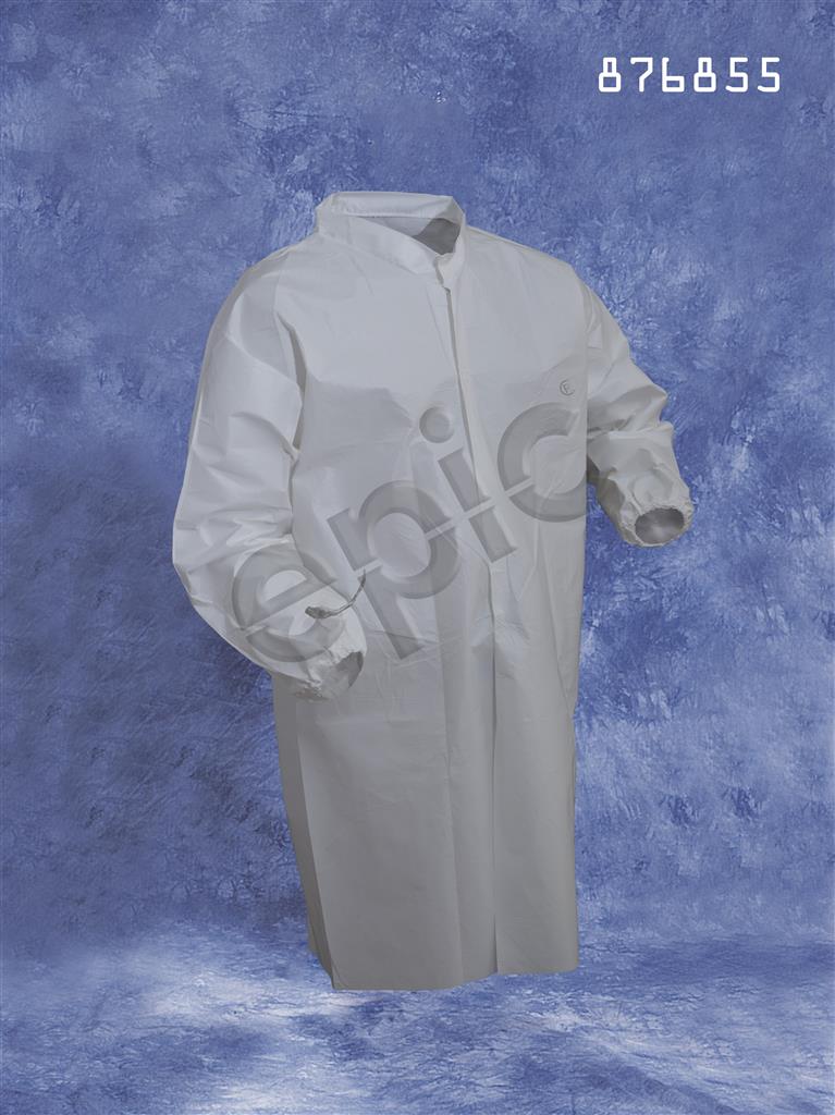 SMOCK, CLEAN MP COATED, TEW, MC, NP, WHITE, XLG, 30/CS