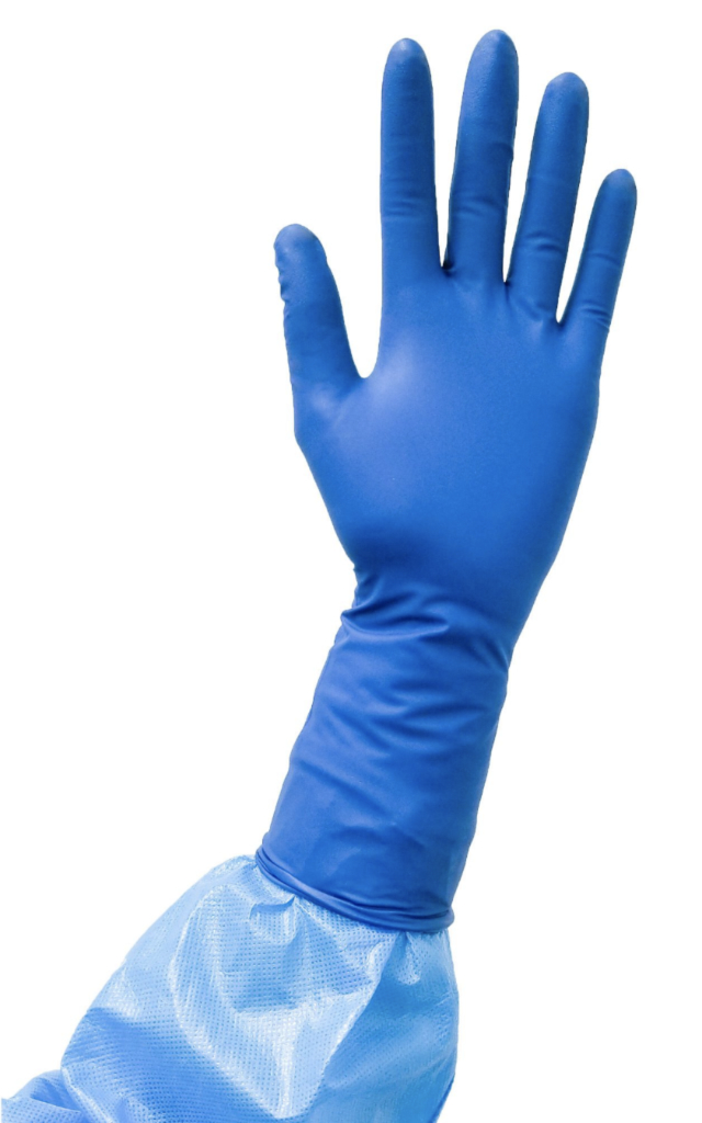 Esteem Chemotherapy Powder-Free Nitrile Exam Gloves w/Extended Cuff, Size Medium, 100/BX 10BX/CS