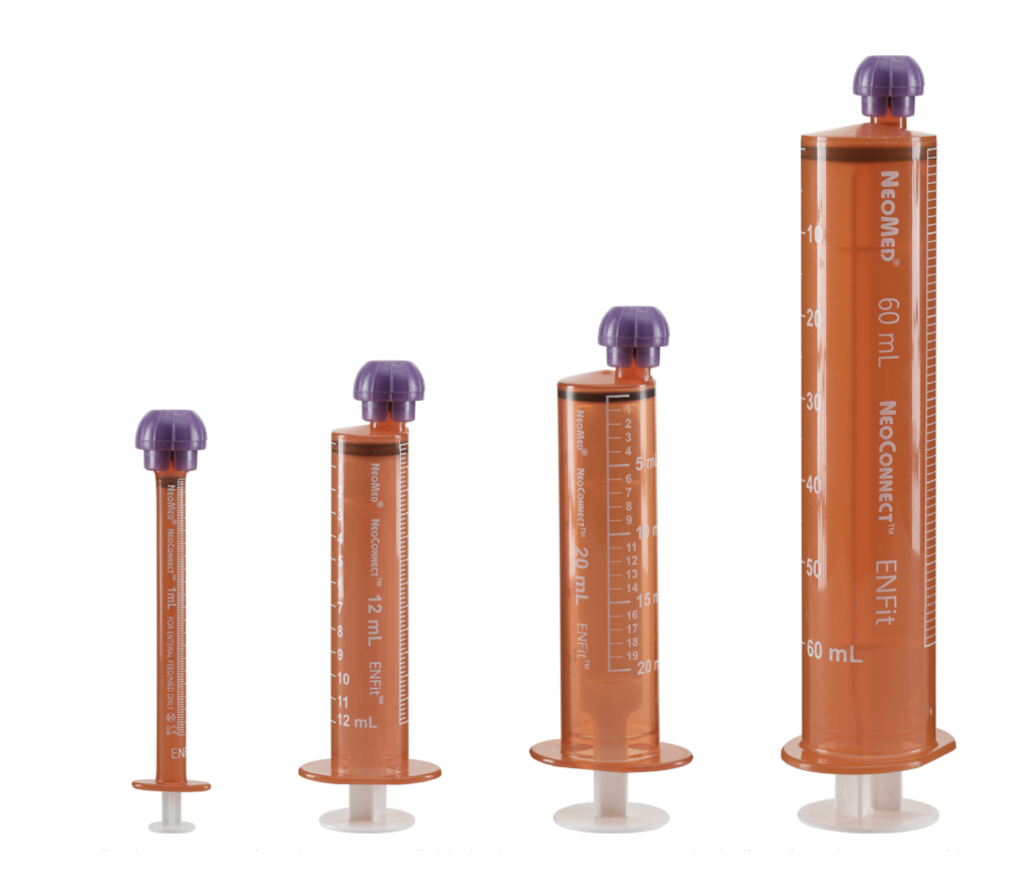 NeoConnect 20ml Pharmacy Syringe (Amber Barrel with White Markings) 