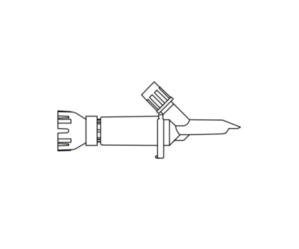 Standard Spike Dispensing Pin with SAFSITE® Valve with Luer Slip Connector, 50/CS