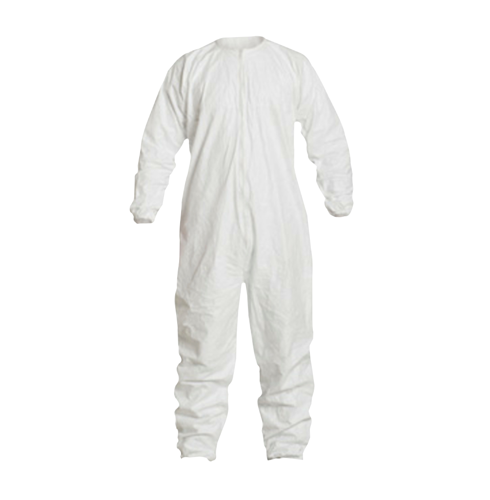 Coverall, Zipper Front, Elastic Wrist And Ankle, Stormflap, Clean and Sterile, 2X, 25/CS