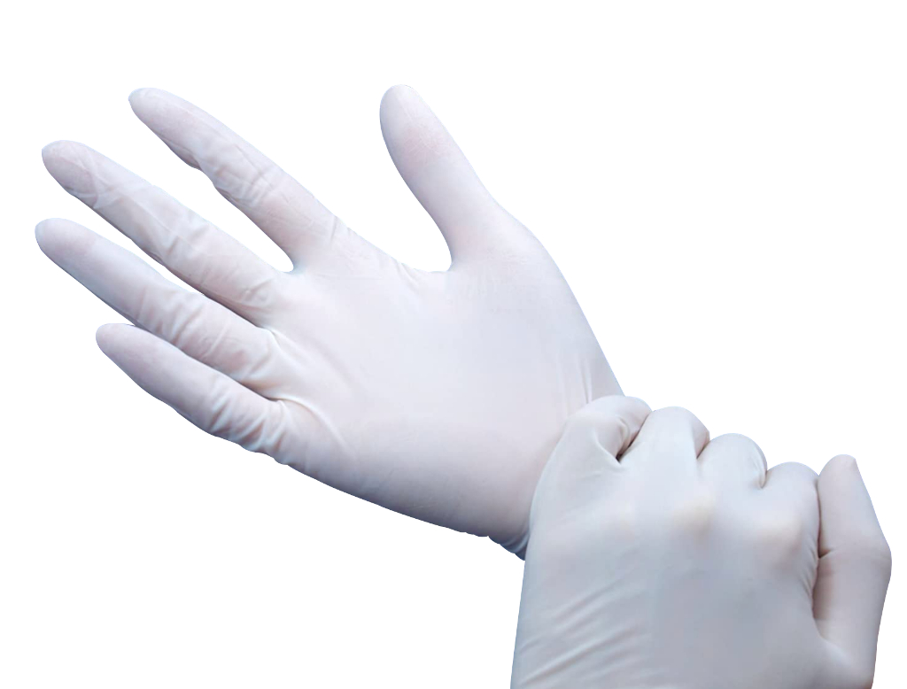 Cleanroom ISO Class 5, Non-Sterile Nitrile Gloves, 12” length, white, ambidextrous, Medium, 50 piece