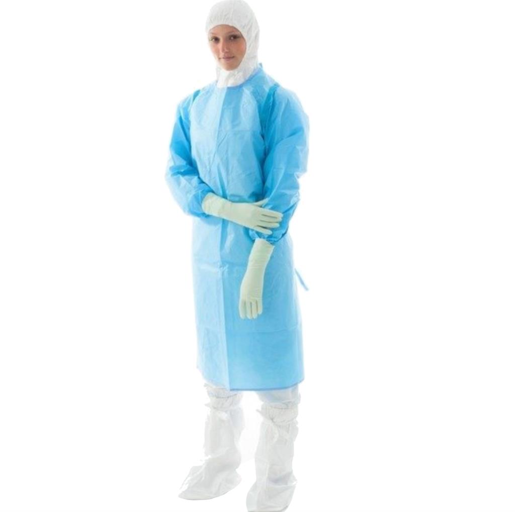 BIOCLEAN-C Sterile Chemotherapy Protective Apron with Sleeves -Large 40/CS