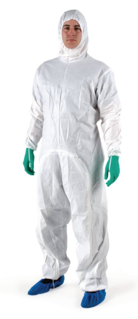 BioClean-D Drop Down Sterile Garment w/Hood, CleanTough Material, ISO Class 4 Compatible, Antistatic