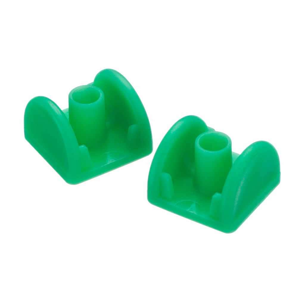 Syringe Caps, Green 500/CS