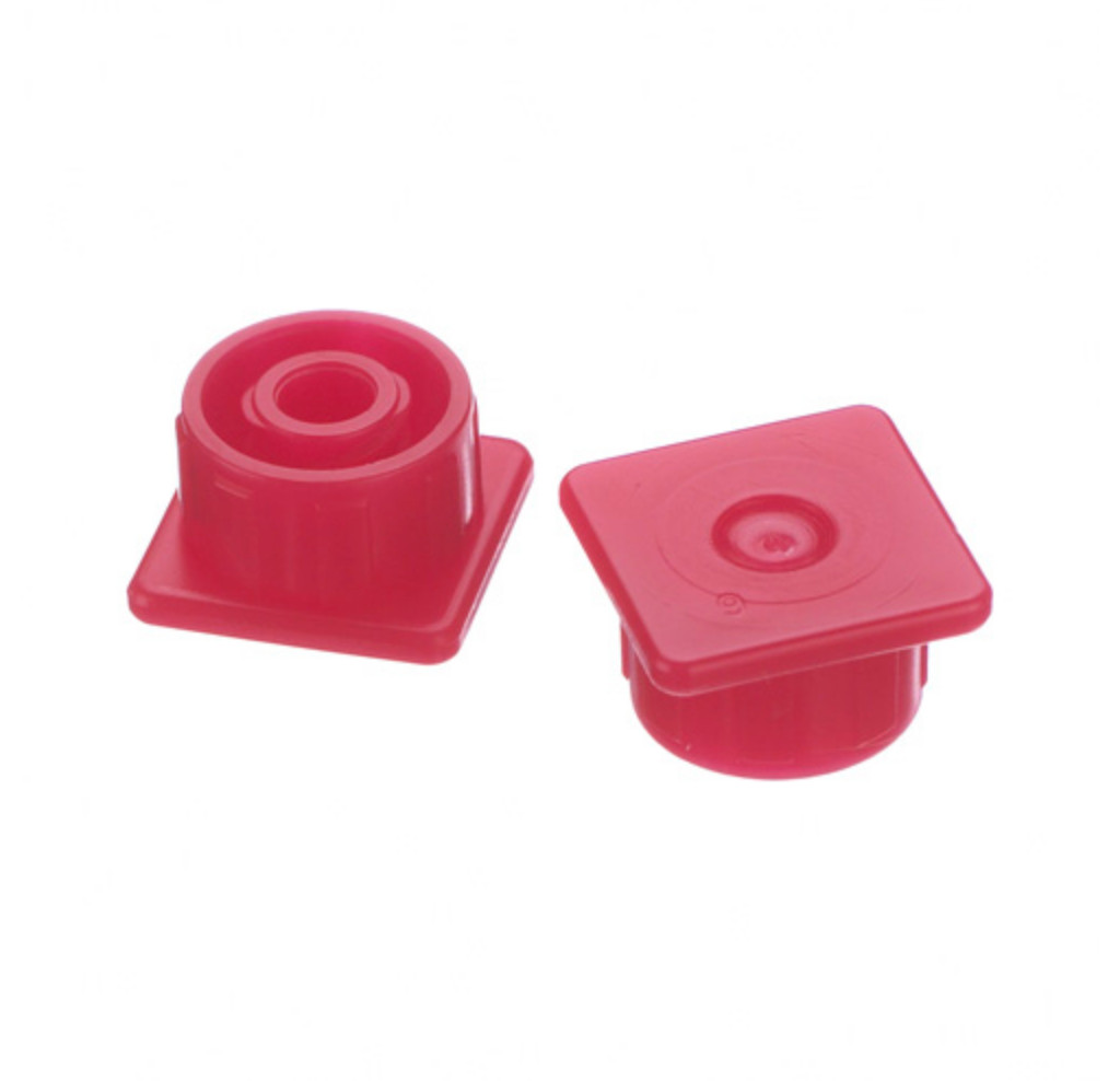Syringe Caps, Red 500/CS