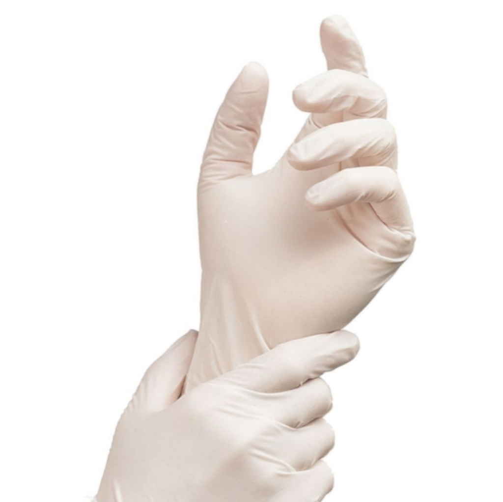 Sterile Powder Free Gloves, Textured Surface, Folded Cuff for Aseptic Donning, Size 7.5, 12" Length,