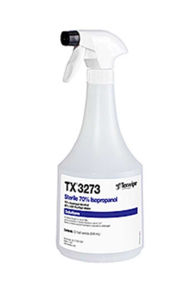 Sterile 70% Isopropanol Alcohol 32oz trigger-spray bottles 12/case