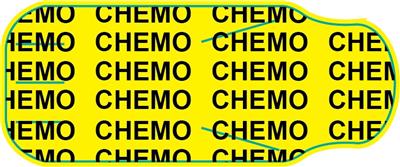 SecureSeal IV Seals, Series 10, Chemo Seal for Baxter Bags, Yellow, 1000/EA