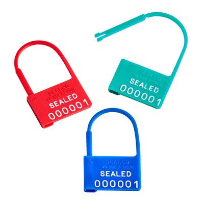 Padlock Plastic Safety Control Seals With Numbers