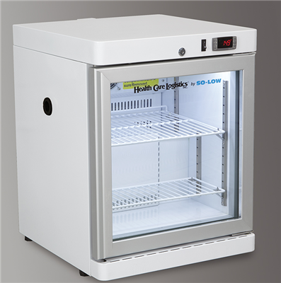 So-Low Pharmacy/Vaccine Freestanding Glass Door Refrigerator, 2.5 cu. ft., 1/EA