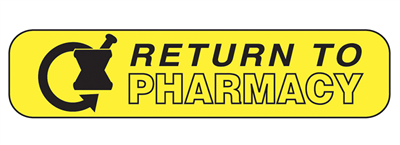 Return To Pharmacy Labels, 1,000/EA