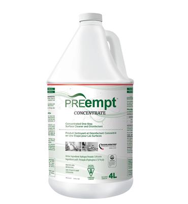 PREempt RTU Disinfectant, 1GAL 4/case