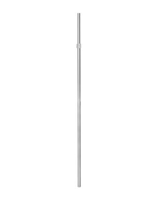 Cleanroom Telescopic Mop Handle 50 to 92 Inch Length Aluminum Silver Push Butt