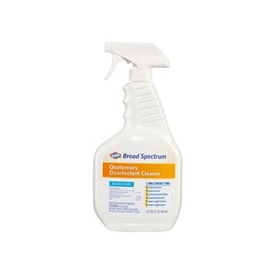 Clorox® Broad Spectrum Quaternary Disinfectant Cleaner Spray, 32oz, 9/CS