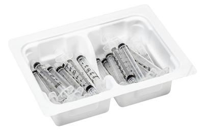 10mL Luer-Lock Syringe, Pharmacy Convenience Tray, Sterile, Single Use, 20/Tray 240/CS