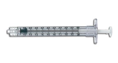 1mL Luer Lock Syringe Only, Sterile , Single Use, 800/CS