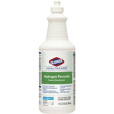 Clorox Healthcare 32 oz. Spray Bottle Hydrogen-Peroxide Cleaner/Disinfectant, 1/EA, 6/CS