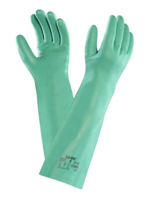 Solvex High Comfort, Chemical Resistant Glove, Suitable for Heavy-Duty Cleaning Applications, Size 1