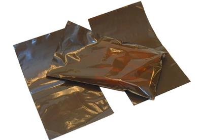Open End Regular UVLI-Bags Amber for piggyback IV's 250ml - 5" x 8.5" 500/case