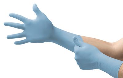 Mirco-touch, Nitrile Sterile Pair Packed, Powder-Free Examination Glove Featuring Extended Cuff, Sma